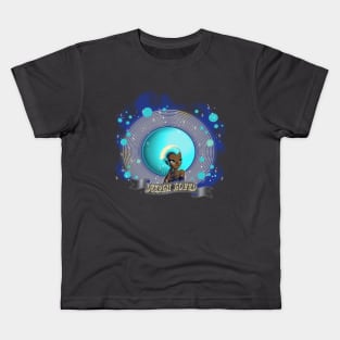 Black Woman Uranus Kids T-Shirt